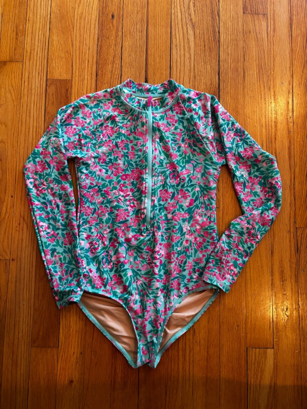 J. Crew Crewcuts Rashguard Swimsuit girls 12 yrs old